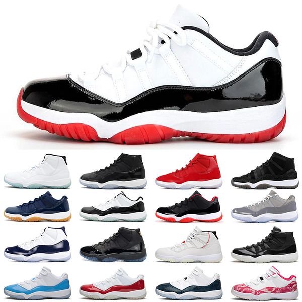 

2020 jumpman 11 men women shoes 11s white bred concord metallic silver gamma blue space jam unc mens sports sneakers