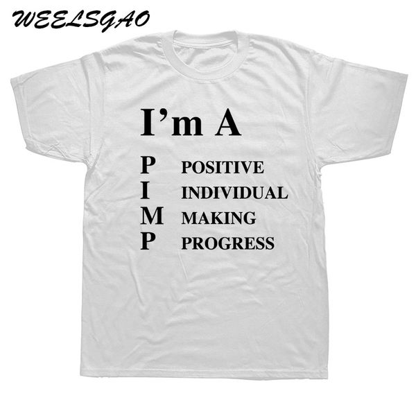 

sport new i'm a pimp funny humor great graphic t shirt tshirts cotton short sleeve t-shirts