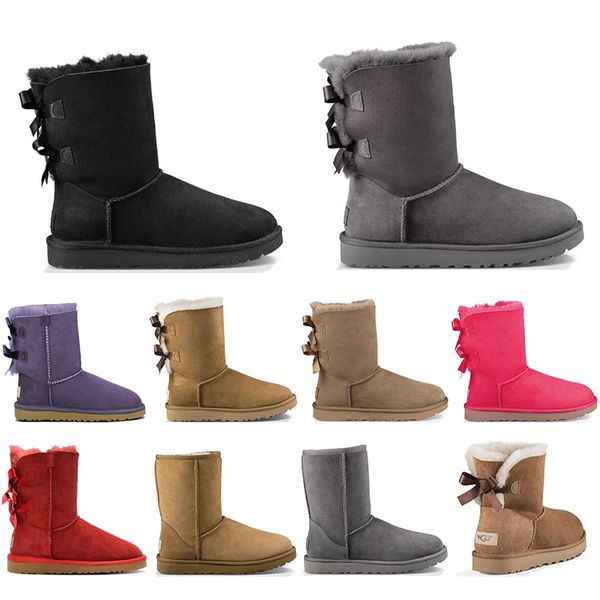 

with socks 2020 women snow boots australia winter boot classic mini ankle short ladies girls womens booties triple black chestnut