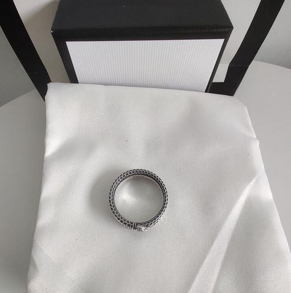 20 marcas de anéis masculinos anel de designer 925 anel de prata esterlina personalidade anéis vintage anéis de luxo masculinos femininos joias charme namorado presentes com caixa
