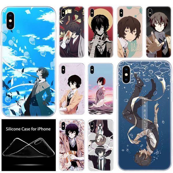 

sewqluxury silicone mobile phone bangu stray dog animation case, vip 11 pro xs max x xr 6 6s 7 8 plus 5 5s sevtrvgt