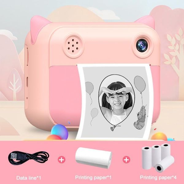 

digital cameras 1080p hd children camera instant print for kids with po paper child toys birthday gift kids1