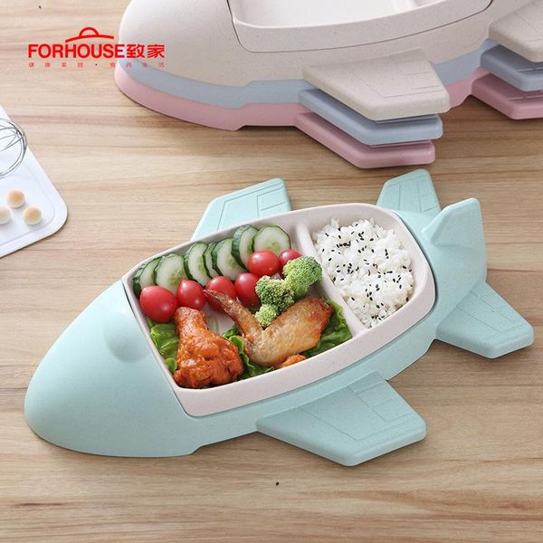 

детского lunch box cute самолет microwavable bento box герметичный портативный контейнер еда хранение box для детей большого размера bbyvkf