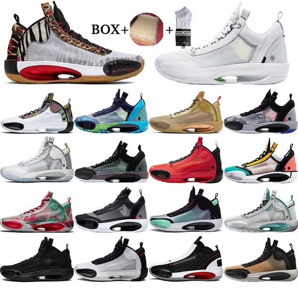 

2021 jumpman 34 men basketball shoes xxxiv rui hachimura heritage 34s infrared 23 zoo noah snow leopard black cat mens sports sneakers 40-47, White;red
