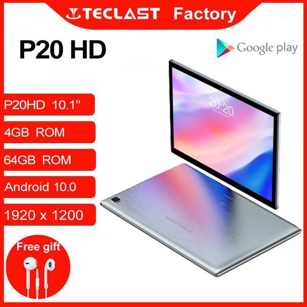 

tablet p20hd 10.1inch octa core 4g phone call android10 1920Ã1200 4gb ram 64gb rom type-c ai-speed-up 6000mah tablet pc teclast1