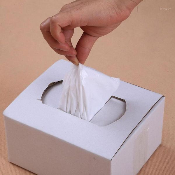 

aprons one by disposable plastic apron transparent thickened sleeveless oil-proof sewage pot bib apron1