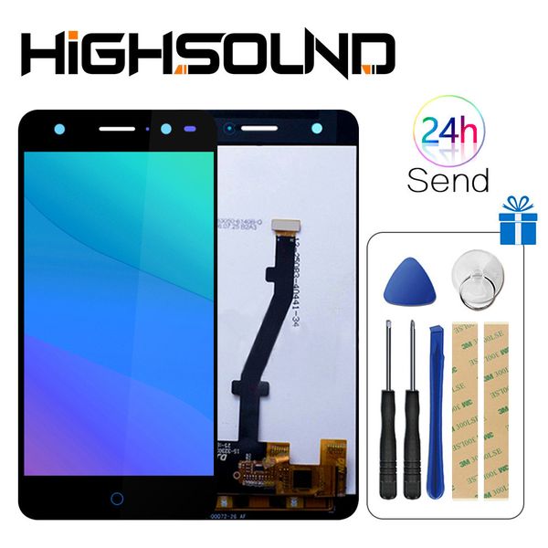 

43fgdisplay + touch lcd screen digitizer assembly replacement for zte blade v7 lite phone+tools