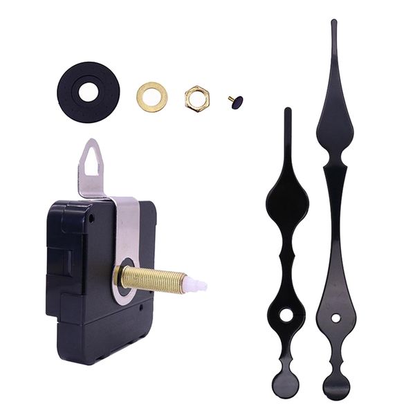 

quartz clock movement mechanism with 117 mm/ 4.6 inches clock hands for diy wall clock