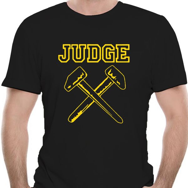 

judge hammers black tee t shirt hardcore nyc punk crossover thrash t-shirt new funny 9182d sport hooded sweatshirt hoodie