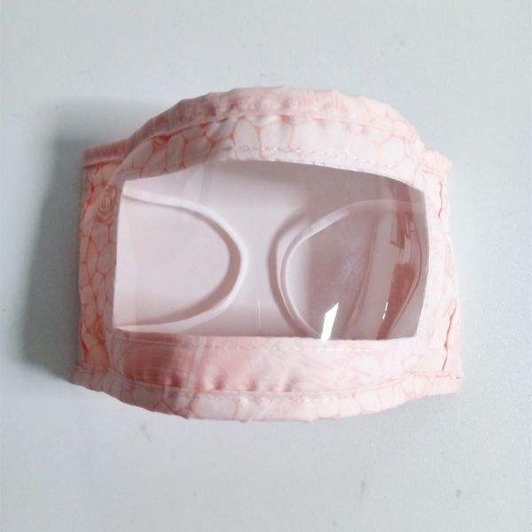 

child kids transparent clear plastic durable reusable washable designer facemask mouth mask chin holder anti fog face shield for deaf
