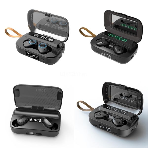 

t11 tws беспроводные наушники bluetooth 5,0 in-ear наушники 3300mah зарядка bin стерео наушники ipx7 спорт водонепроницаемая headset pk f9 #