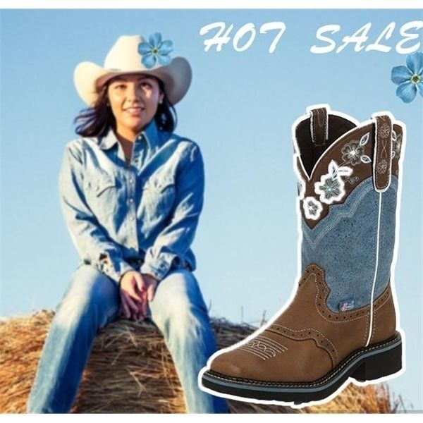 

women bootswomen's boots new for 2020 pu leather safety fashion boots female vinage classic cowgirl boots zapatode mujer qa057, Black