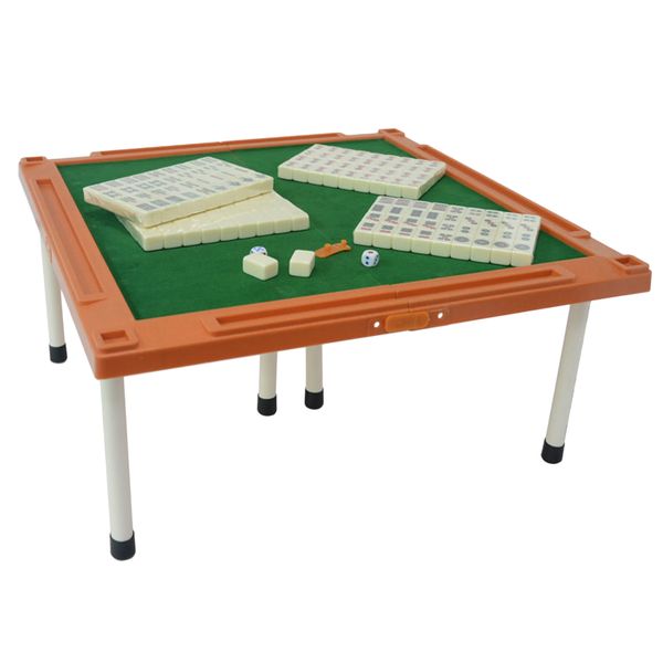 

mini mahjong portable travel board game with foldable table