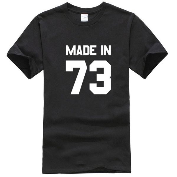 

made in '73 mens t shirt 13 colours 43rd birthday present gift 1973 short sleeves t shirt tshirt homme sport hooded sweatshirt hoodie