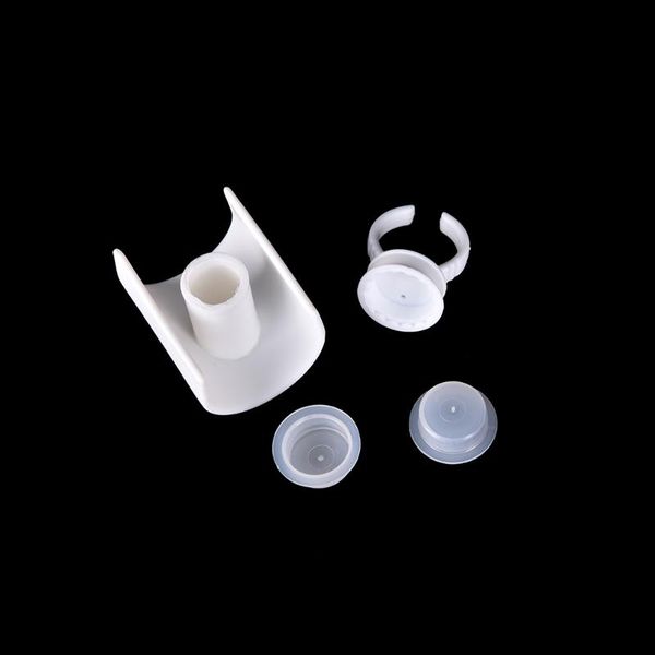 

3pcs in 1 set u shape glue ring cups eye lash strip holder pallet volume 3d eyelash extensions sets women lady cosmetic tool