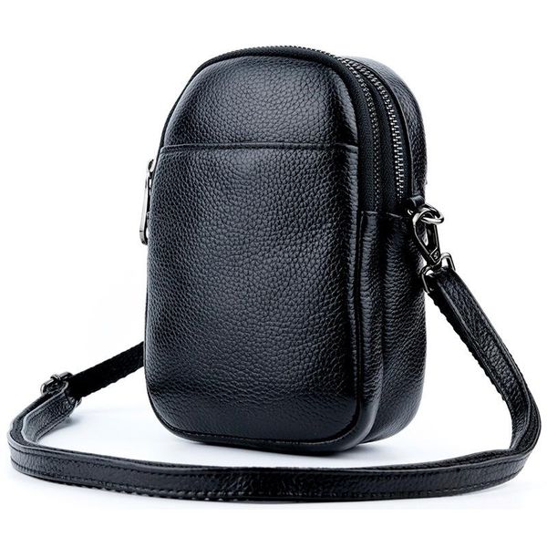 

shoulder bags leather women's bag multifunctional small square fashionable cowhide mobile phone