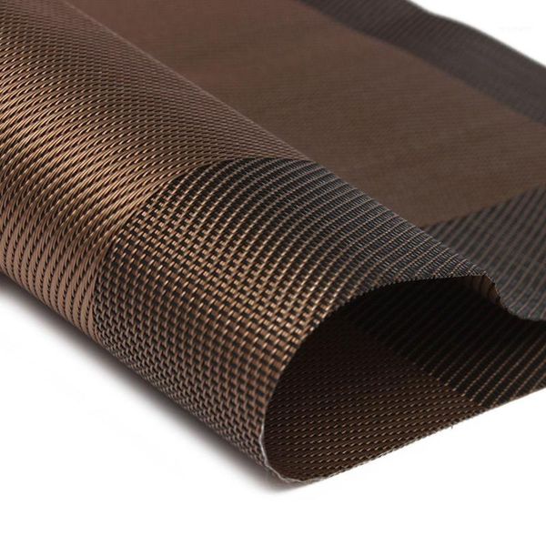 

mats & pads wholesale- 8 x placemat place mat table washable 45x30cm, brown1