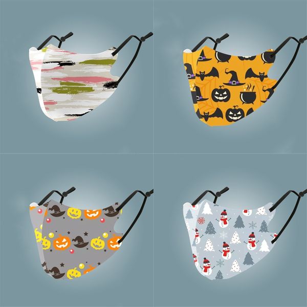 

unbandeau cheveux printed face mask fashion designer durag active face shield designer#121, Black