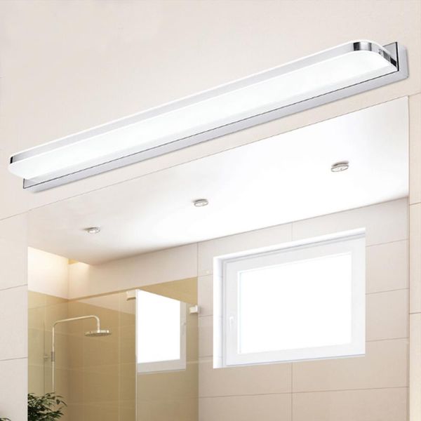 

led mirror light waterproof bathroom mirror wall lamps cabinet lamp modern stainless steel wall sconce vanity lighting fixture