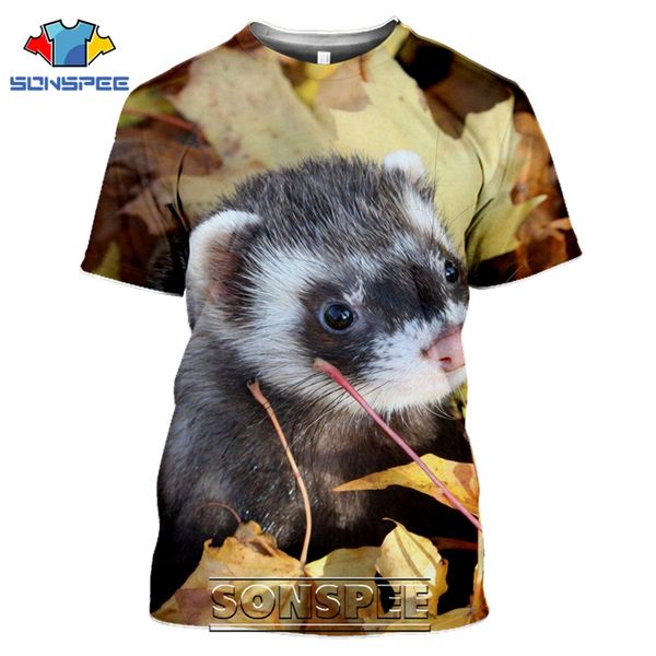 

ferrets cute animal 3d print shirts harajuku hentai hentai men clothing