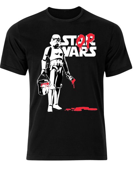 

new short stormtrouper bansky' s wars ' star parodia polictical maglietta da uomo short tee summer hooded sweatshirt hoodie men t