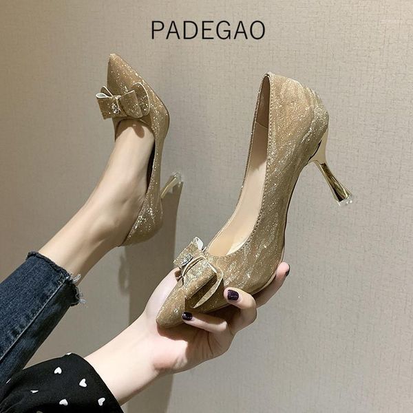 

2020 women shoes silver butterfly-knot bling high-heeled shoes wedding elegant woman heels1, Black