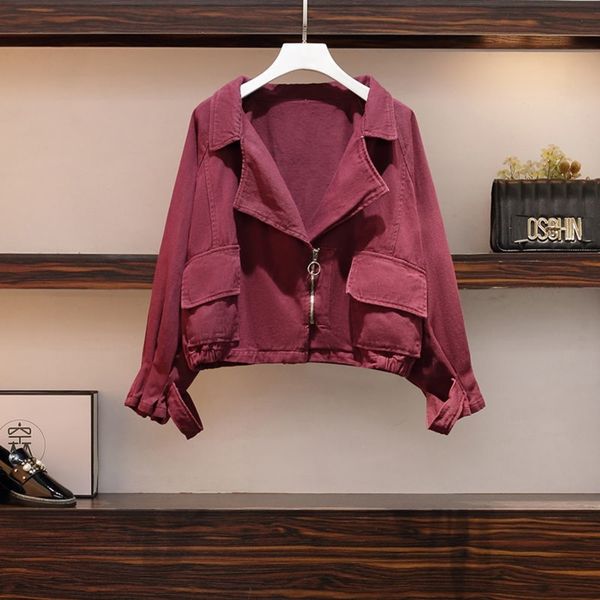 

bz5ra большого куска младшего жира сестры осень костюм женского 200кг пальто короткого coatslipdress короткой подвязка фрак два женщин набор, Gray