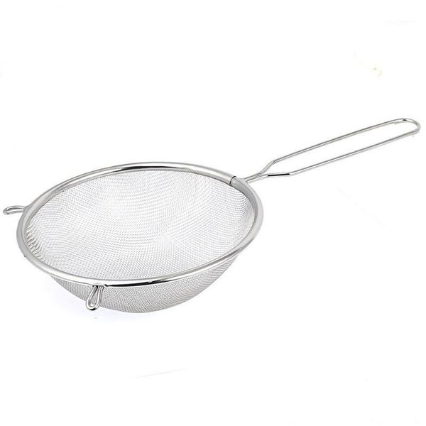 

kitchen flour colander sifter sieve oil mesh wire strainer 16cm dia1