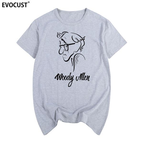 

woody allen line short sleeve summer print t-shirt cotton men t shirt new women tee sport hooded sweatshirt hoodie