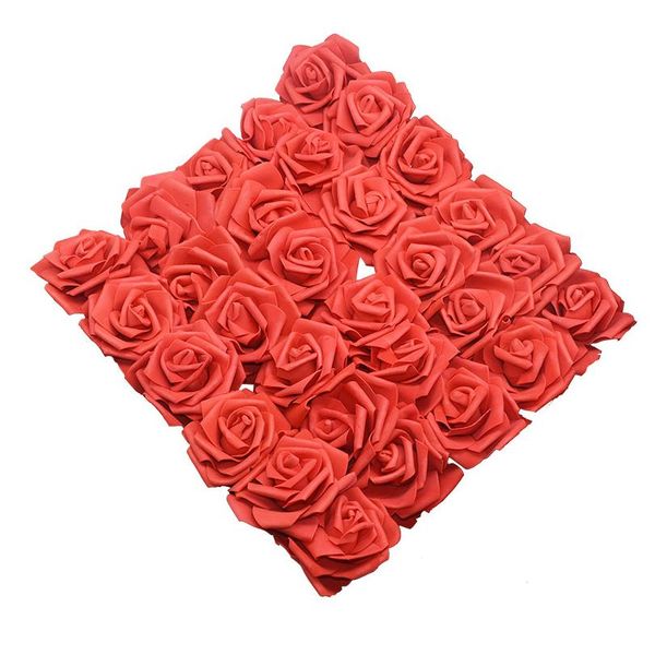 

8cm foam flowers artificial rose wedding mariage decoraiton 30pcs fake flowers for decor bridal bouquet acc jllmgx
