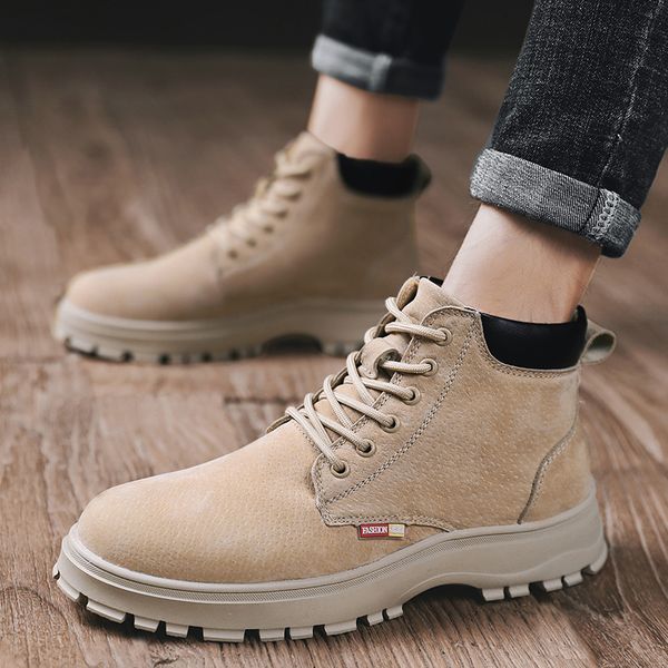 

martin boots winter new style england retroshort boots trend versatile hight-worker boot lady shoes -40, Black