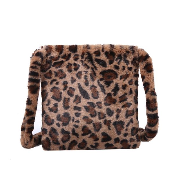 

2020 women new fashion casual leopard chain single shoulder cross body small square bag#119