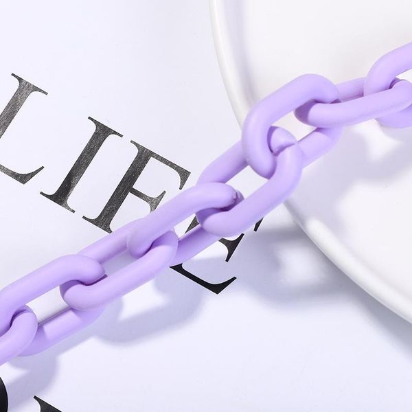 

2020 candy color chic women sunglasses chain acrylic reading glasses chains hanging neck cords holder eyeglasses strap lanyards h jllvmp