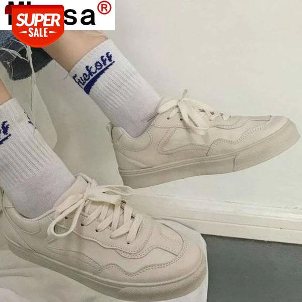 

2021 spring new women sneaker fashion all-match lace-up comfortable walking women casual shoes platform women's vulcanized shoes #ek3z