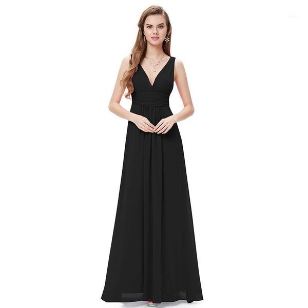 

2020 summer casual ruffles women dresses long length sleeveless v-neck backless lace dress elegant plus size sundress dress1, Black;gray