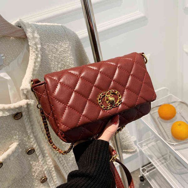 

shopping bags gewatteerde flap vierkante zak vrouwelijke trend hit brand designer chain crossbody tassen voor vrouwen schouder handtassen en