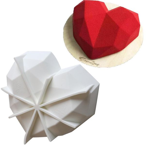 

breakable heart silicone molds for chocolate diamond cake mold breakable heart molds for chocolate mousse cake baking