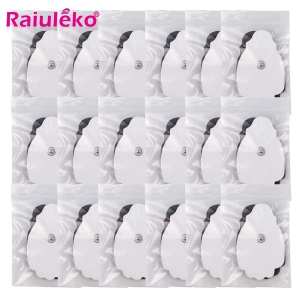 

100pcs sector 4.5*7.3cm tens ems electrode pads for electronic full body slimming massager muscle stimulator machine pads