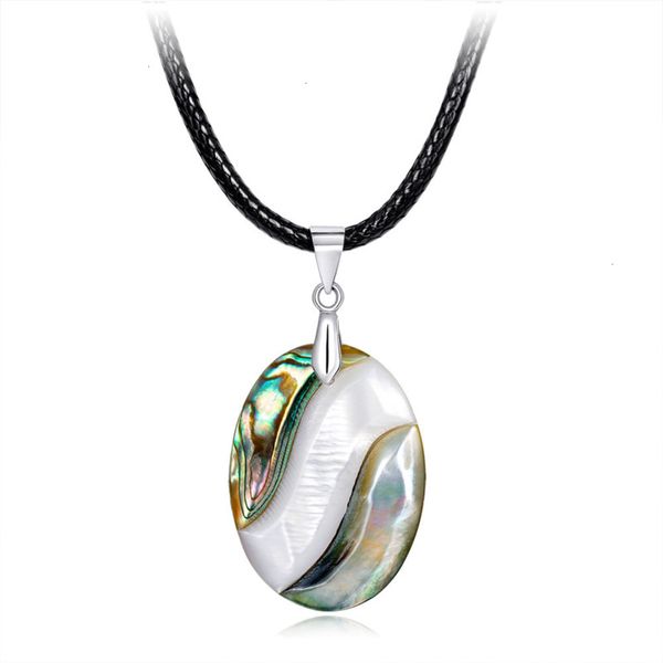 

women's new natural abalone shell brooch geometric clavicle sweater chainvhz4g0gq, Silver