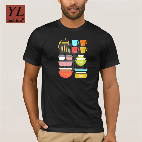 

round neck cool man s t shirt pyrex pretties vintage glass kitchenware trendy creative graphic t shirt sport hooded sweatshirt hoodie