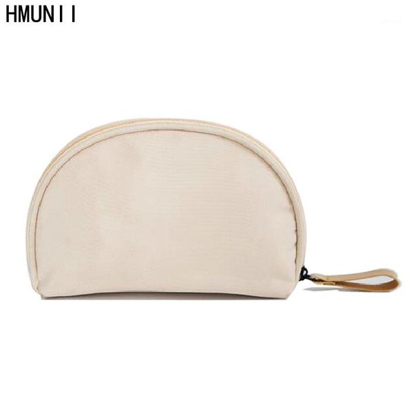 

wholesale- hmunii small capacity travel cosmetic make up bag protable makeup bag purse pouch zipper main beautician clutch bags1