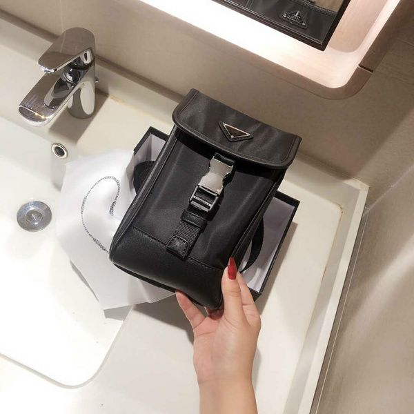 

men and women's crossbody bags phone bag new fashion shoulder bag small size hasp black with gift box #shelala