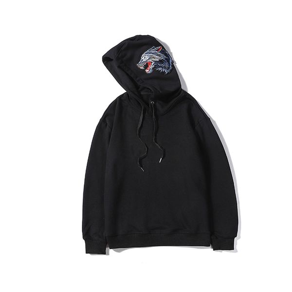 

new fashion mens sweater long-sleeved hooded print mens winter sweater autumn and version sports of sports the letter classic a qekso, Black