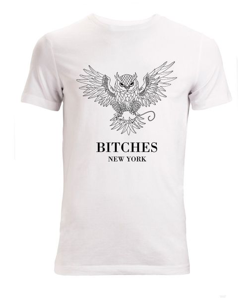 

new fashion cool casual bitches new york owl styled art men's woman's available white summer sport hooded sweatshirt hoodie men t