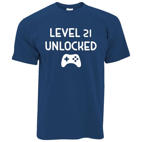 

gamers 21st birthday level 21 unlocked slogan console pc video brand printed fashion design sport hooded sweatshirt hoodie men t shirt