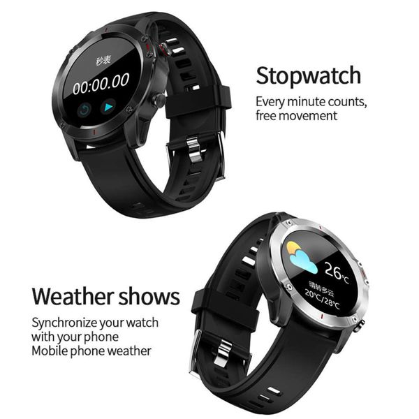 

smart watch pc + abs men, sports equipment with heart rate call, bluetooth and touch control, 20 kin