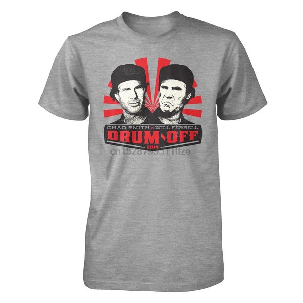 

summer funny print men tshirt women official will ferrell vs. chad smith drum-off t-shirt sport hooded sweatshirt hoodie