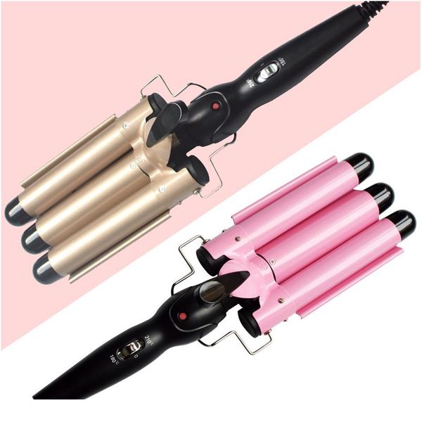 

professional hair curling iron ceramic triple barrel hair curler irons hair wave waver styling tools sty wmtvuz