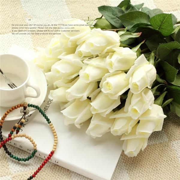 

decorative flowers & wreaths wedding artificial rose decoration latex real touch flower for party