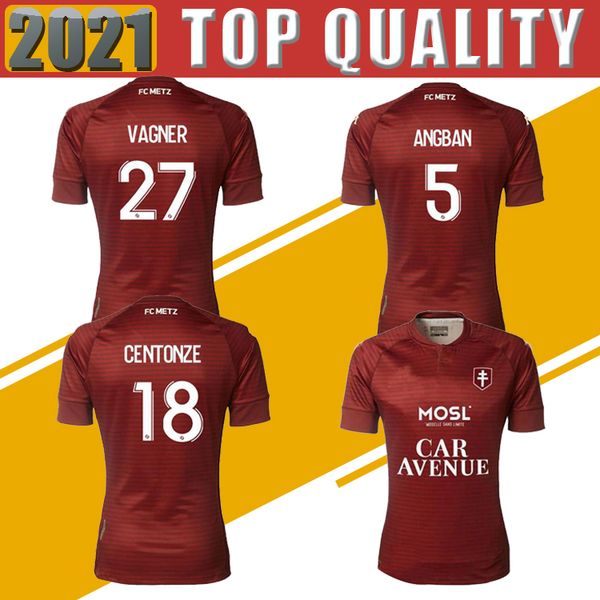 

20 21 fc metz soccer jersey 2021 bronn fofana niane boulaya centonze diallo vagner maillot de foot football shirt, Black;yellow